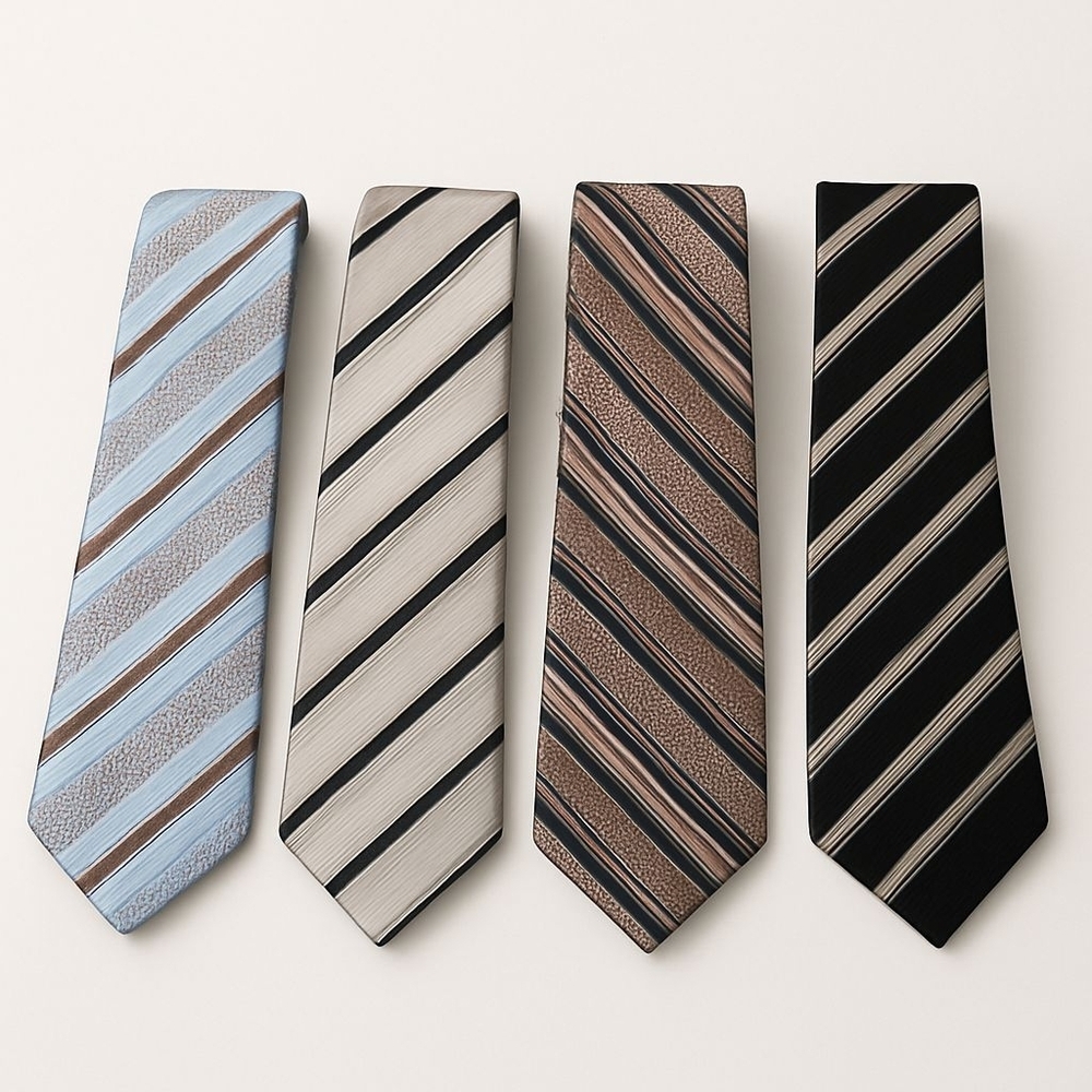 4 Various Men Ties Bundle